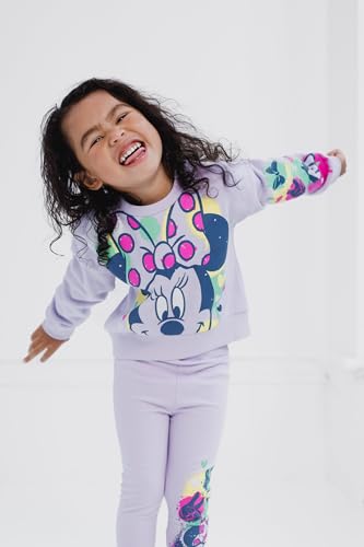 Image of Disney Girls' 2-Piece Fleece Sweatshirt and Leggings Set for Baby & Kids