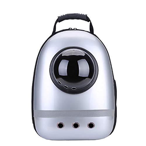 Lhh Pet Portable Carrier Space Capsule Backpack, Cat Dog Travel Bag Bubble Backpack with Multiple Air Vents for Cats Small Dogs & Petite Animals