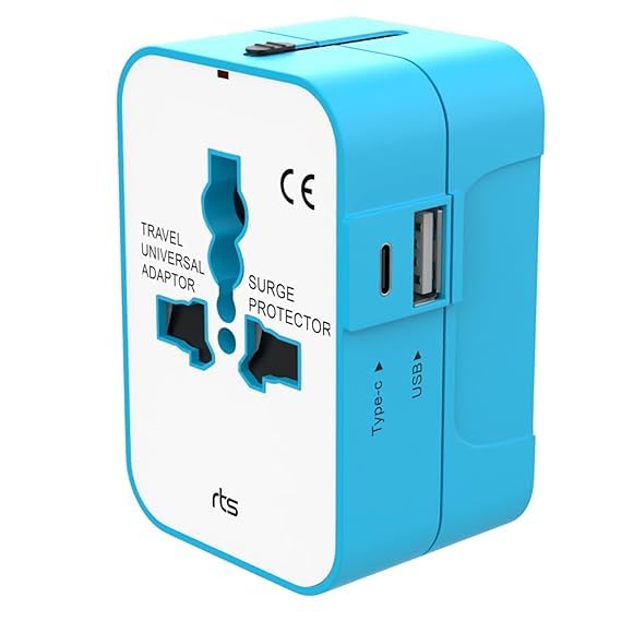 PriEnt - Universal Travel Adapter with Type C, 3 in 1 Universal Adapter Plug, Travel Accessories with 1 USB, 1 USB-C with 2.4A, Travel Adaptor International All in One Ports for Phone, Laptop, Mobile-image-7