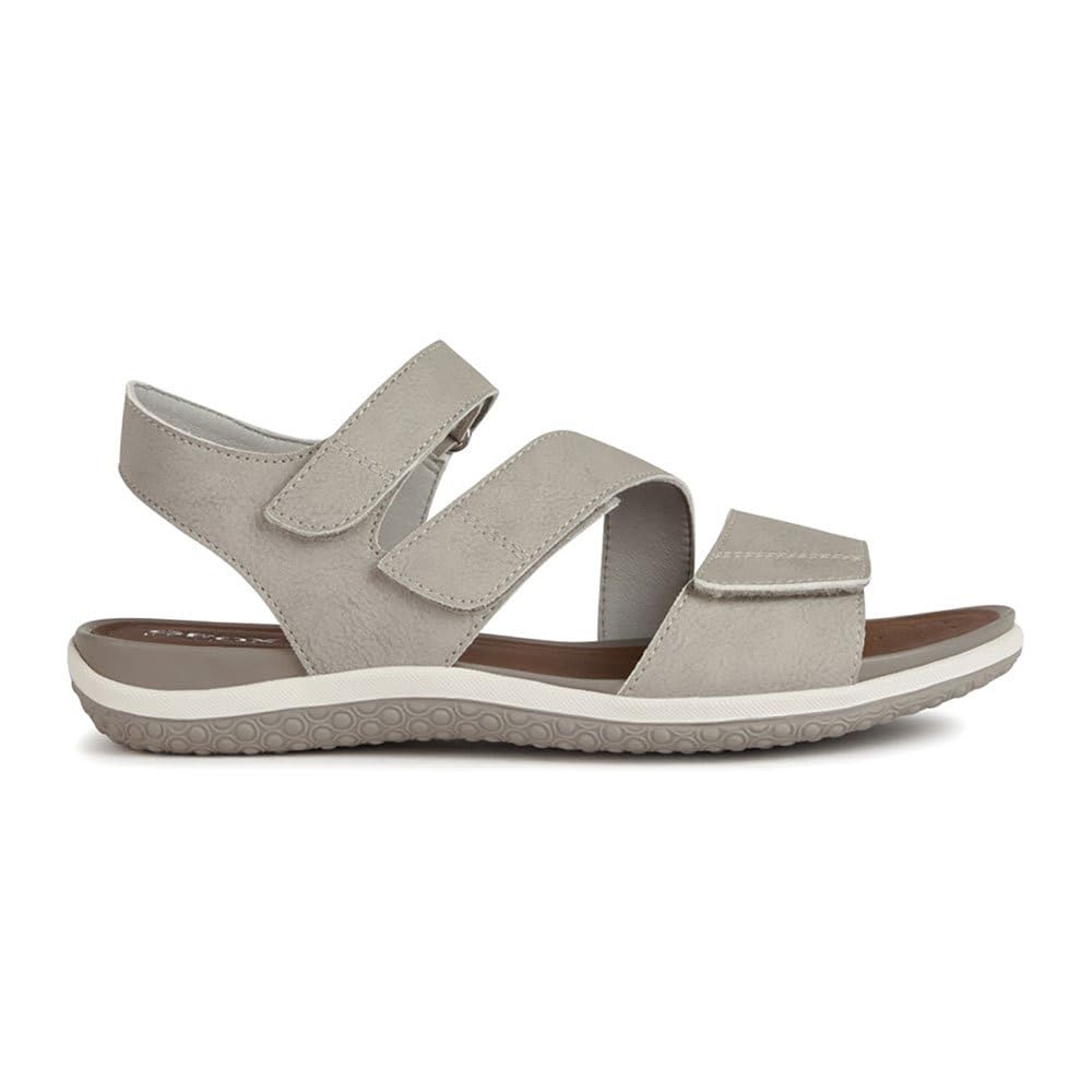 Geox Women's D Vega Sandal, Sand, 7.5 UK
