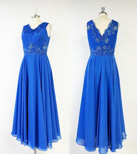2 Pieces Mother of The Bride Dresses with Jacket Chiffon Laces Plus Size Formal Evening Dress4