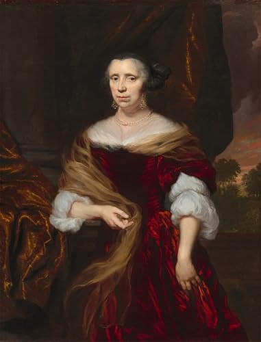 Peinture Pour la Décoration de la Chambre : Portrait de Femme 60x90