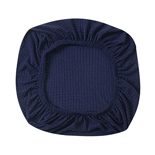F Fityle Fundas Elásticas para Asientos de Sillas de Oficina Funda Elástica para Sillas, Azul Oscuro, Individual