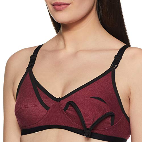 Image of Fabme Women's Melange Nursing Bra - Pack of 1 - (Cups B, C, D) (Sizes 30 to 44)