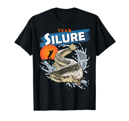 Team Silure pêcheur silure et carnassiers T-Shirt