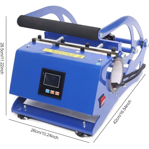 Máquina térmica para sublimar tazas y posavasos miniatura 6