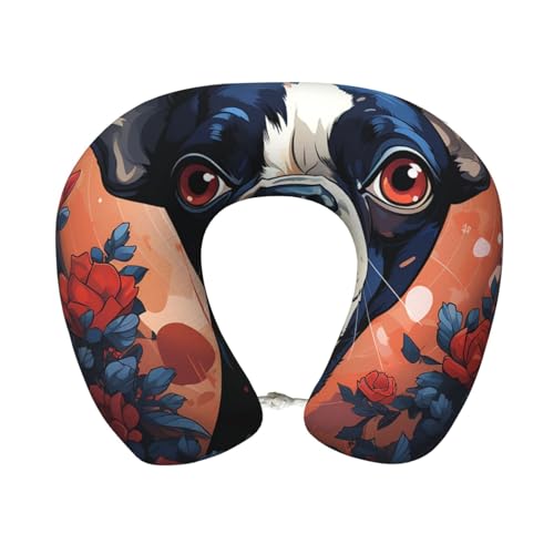 Almohada viscoelástica tamaño único para viaje miniatura 1