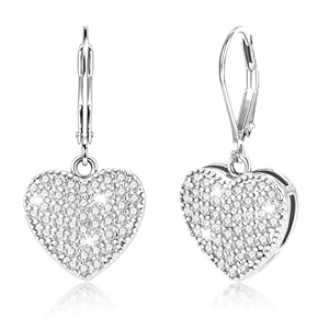 ALEXCRAFT Sterling Silver Long Dangle Earrings for Women Hypoallergenic Cubic Zirconia Drop Leverback Drop Earrings Trendy Gold CZ Dangle Earings for Jewelry Gifts