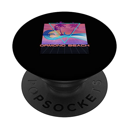 Vacaciones en la playa Vaporwave retro de los 80 en Ormond Beach...