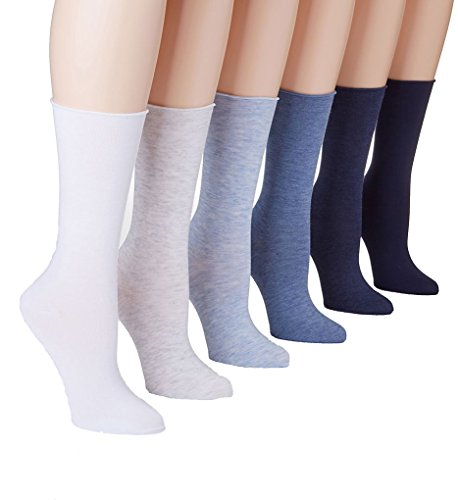 LAUREN Ralph Lauren Rolltop Trousers 6-Pack White/Assorted 9-11 (US Women's size 4-10.5)