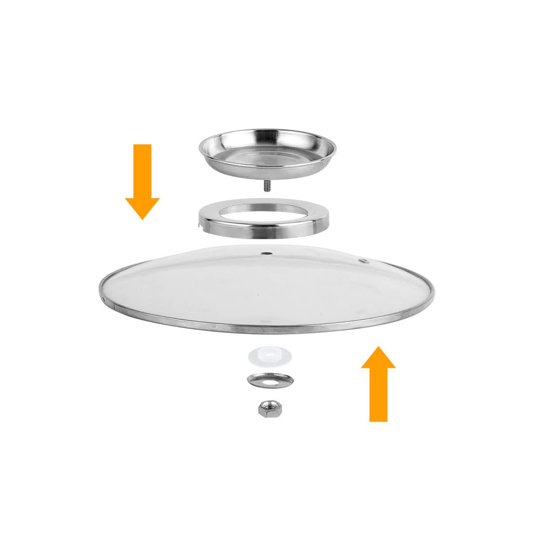 Bouton De Remplacement Pour Couvercle De Casserole - En Bakélite Résistante à La Chaleur, Vis Incluse - 9