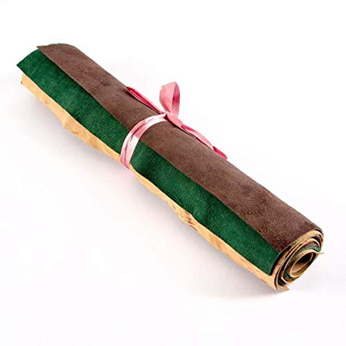 Woodland Leather 100% Leder Swatch - 15,2 x 15,2 cm - verschiedene Farben - 4 Stück Cover