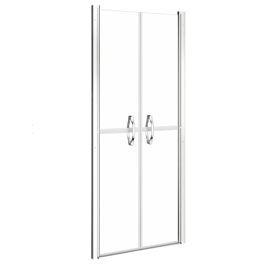 vidaXL Shower Door Enclosure Screen Bath Cabin Shower Cubicle Width Adjustable Bathroom Walk-in Opening Home Indoor Clear ESG 86x190 cm โ image 1