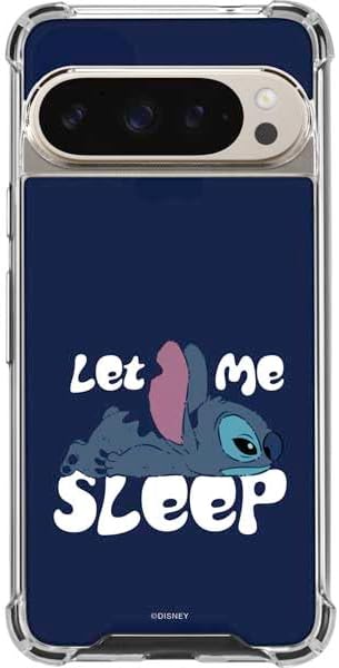 Skinit Clear Phone Case Compatible with Google Pixel 9 Pro XL - Officially Licensed Disney Lilo and Stitch Stitch and Angel Design
