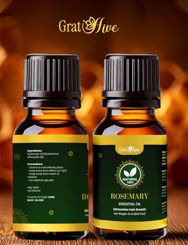 Aceite Esencial 100% Puro de Romero para Cabello 15 ml miniatura 6