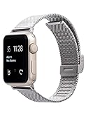 ✔️[Versatilidad]: la correa viene con un apuesto compatible con relojes Apple, con este adaptador puedes alternar fácilmente la correa entre relojes que usan barras de resorte estándar y relojes Apple