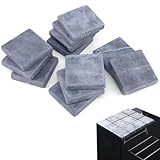 Gyfent 12Pcs Sauna Rocks, 11LB Sauna Stone Accessories for Sauna Tent 3.5 * 3.5 * 0.8' Cube Stone Lightweight Rocks