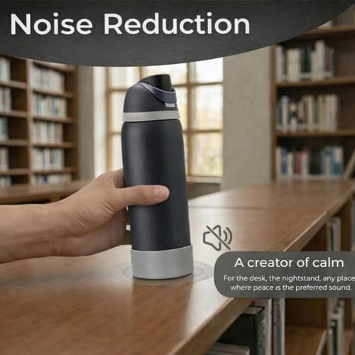 2PCS Protective Silicone Boots for Owala 24oz 32oz, Anti-Slip Sleeve Cover for Owala FreeSip Water Bottles Accessories Enhances Stability & Prevents Scratches(32oz,Smokey Grey)