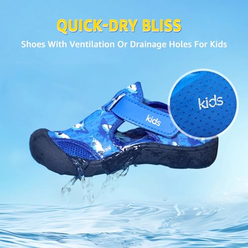 Toddler Water Shoes Quick-Dry Cute Beach Swim Pool Shoes4