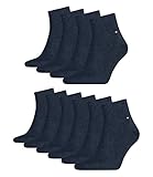 Durchläufer(NOS) Tommy Hilfiger 10 Paar Quarter Socken Gr. 39-46 Herren Business Sneaker Socken, Farbe:356 - jeans, Socken & Strümpfe:39-42