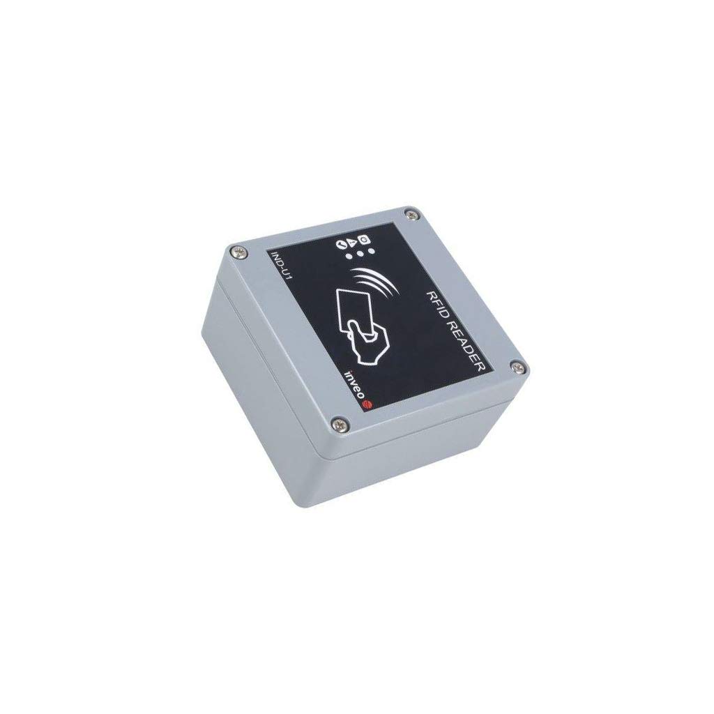 RFID MODBUS IND-U1 Lecteur RFID 100x100x55,6mm RS485,USB 12-24V Portée: 100mm IN