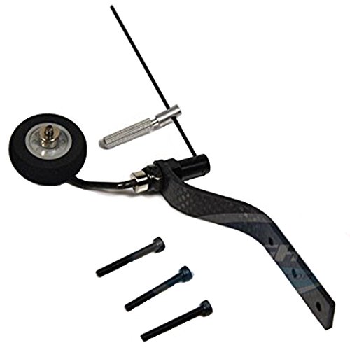 ZYHOBBY Carbon Fiber Tail Wheel Landing Gear Sponge Wheel Set for 20cc Gas RC Plane Airplane