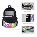 Imagen de ADAhgu Mochila de gran capacidad con estampado de unicornios en rayas