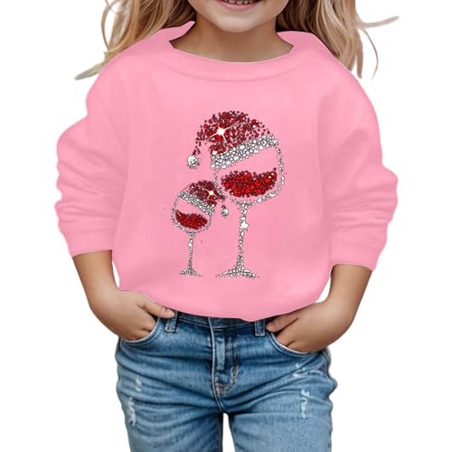 Generisch Mädchen Langarm Sweatshirt Rundhalsausschnitt Bedruckt...