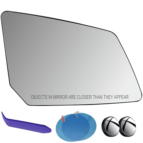 Passenger Side Mirror Glass Compatible with Acadia Traverse Outlook