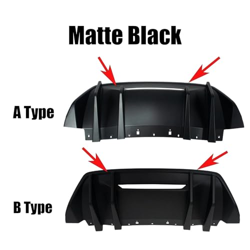 Difusor parachoques Mustang GT 2025 con acabado premium de spoiler labio 5
