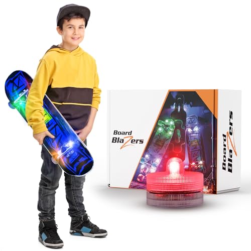 Board Blazers LED Skateboard Lights Underglow - Ideal Skateboard Gift & Skateboard Accessory. Perfect LED Longboard Light or Scooter Light Great Christmas Gift Stocking Stuffer for Kids