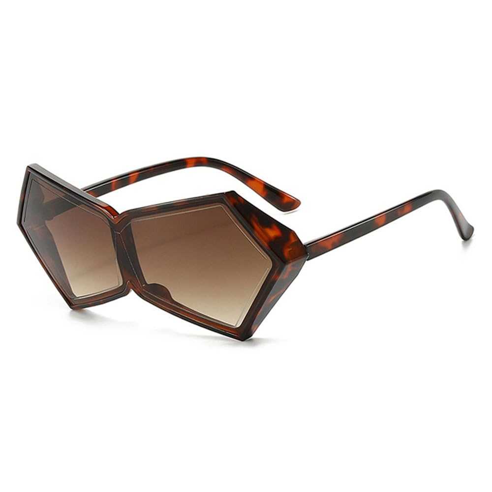 Lunettes de soleil polygonales punk pour masquer la fatigue et protéger les yeux - 8