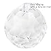 YOKER 40 mm Clear Crystal Ball Prisms Pendant Feng Shui Suncatcher Decorating Hanging Faceted Prism Balls