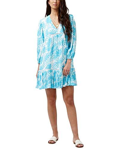 Buffalo David Bitton Damen Haven Kleid, Insel Leavesbl, Groß