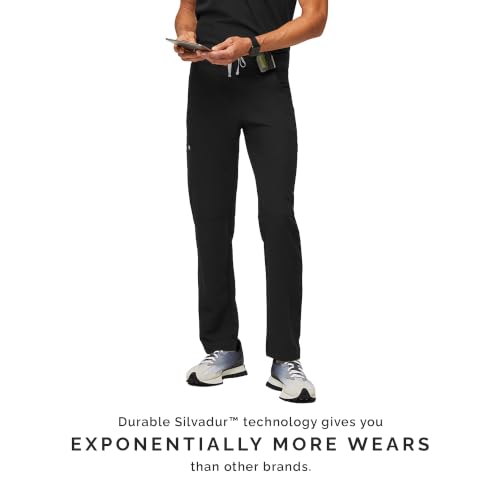 FIGS Axim Cargo Scrub Pants for Men – Black, L by FIGS - Used condition - Image 8