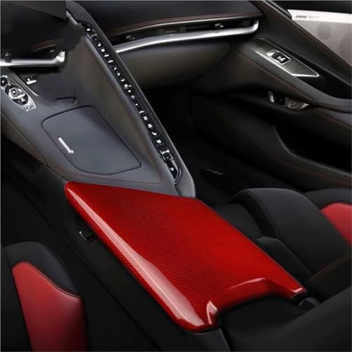 Cubierta de reposabrazos central que protege y decora el Corvette C8 3