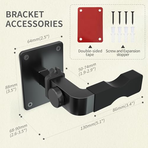 Image of Shark Vacuum Cleaner Wall Mount with Clip Mini Shark Cordless Vacuum Stand Compatible for Shark IX141 IZ562H IZ682H IZ361H IZ462H IZ163H IZ363HT IZ483H and V7 V8 V10 V11 V12 V15 (Black+Clip)