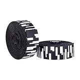 KIKIRon Fahrradlenkergurt Rennradlenk-Lenker-Bänder Eva PU-Band dauerhaft schockfestes Bartape Rutschfester Fahrradlenkergurt (Farbe : White, Size : 210x3x0.29cm)