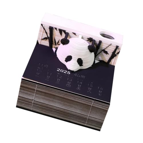 ARTISOUL® 2025 Desk Calendar With Lights 3D Calendar Memo Pa...