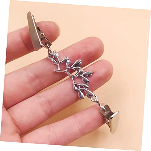 GALPADA 3 Pçs Suéter Clipe Camisolas Femininas Capelets Para Folha Cardigan Clipe Roupas Fivela Folh