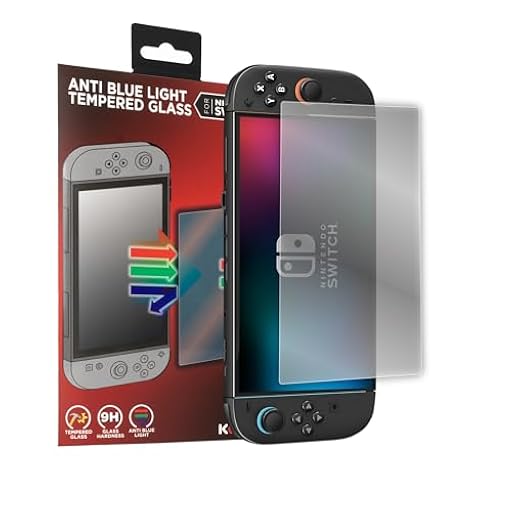 Konix Protector de pantalla de cristal templado para consola Nintendo Switch 2 - Antiluz azul - Antiburbujas - Dureza 9H - 100% transparente | Ya disponible en tu tienda friki favorita! En mundofriki.es!