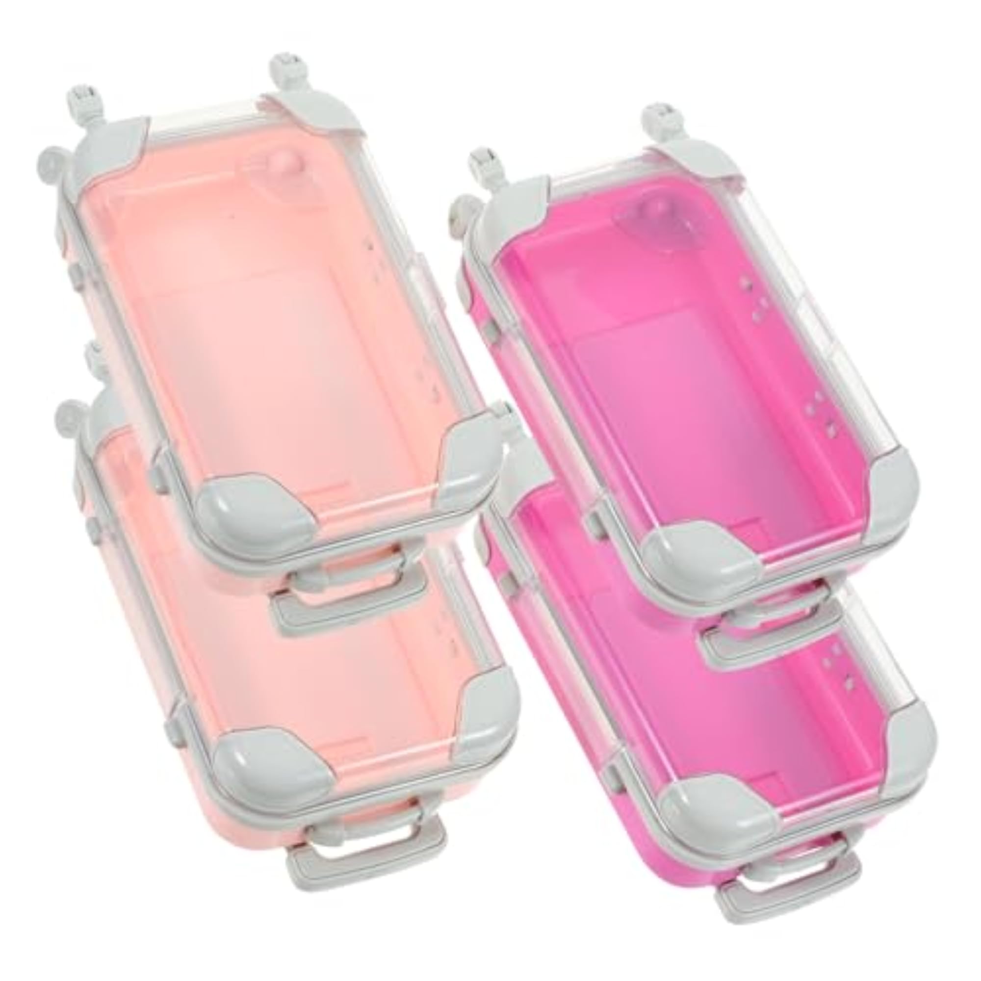 4pcs Makeup Organizer Box, Travel Makeup Bag