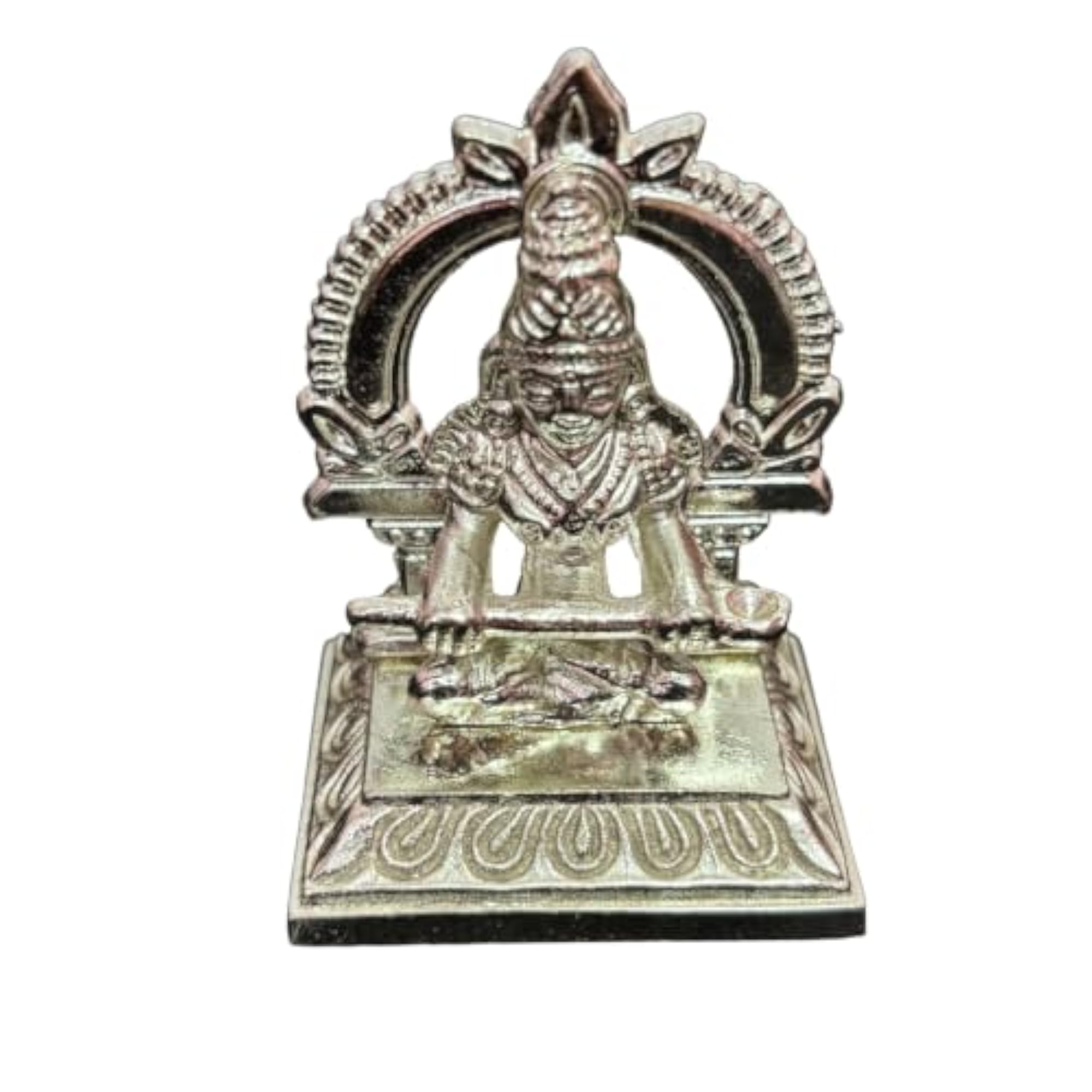 Annapoorani Idol in German Silver, 6.2 cm