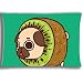 Desconocido Algodón Impresión Little Turkish Dog Compatible con 300Mmx400Mm Pillow Cover Niña