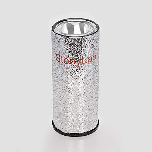 Stonylab Dewar Flask, Cylindrical Form Borosilicate Glass Dewar Flask With Aluminum Base, 210Mm Interior Depth And 70Mm Interior Diameter For Laboratory, 665Ml #TOP3