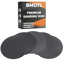 100Pcs 6 Inch Sanding Dics Hook & Loop 320/400/600/800/1000 Grit, Wet Dry Silicon Carbide Sandpaper for DA/Orbital Sander Pad, Automotive Primer Sanding/Woodworking Polishing/Plastic Smoothing