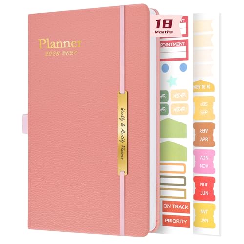 2026 Diary A5 Week to View - 18 Monthly Academic Planner wit