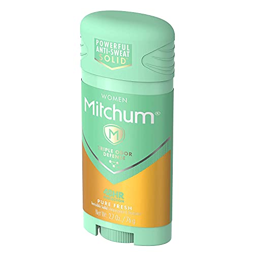 Image of Mitchum Women Triple Odor Defense Invisible Solid 48HR Antiperspirant & Deodorant, Pure Fresh, 2.7 OZ - 4 Pack