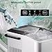 Maine Bullet Ice Maker, Counter Top Ice Maker with Portable Carrying Handle, 33 lb/24H Portable Ice Maker Suitable for Home, Office, Kitchen, RV, 9 Cubes Ready in 7-8 Mins