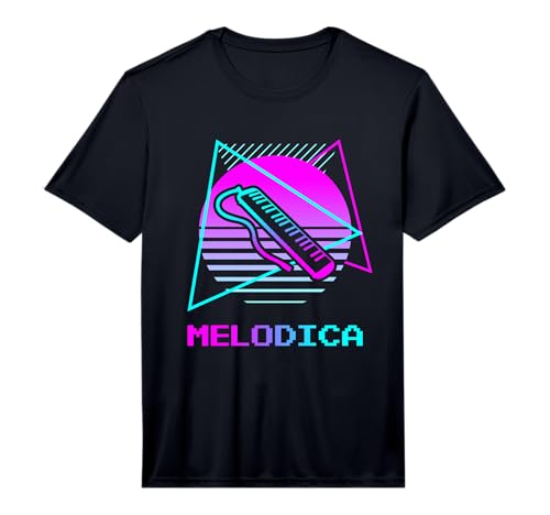 Mens Retro Vintage Classic Melodica Player Instrument Performance T-Shirt